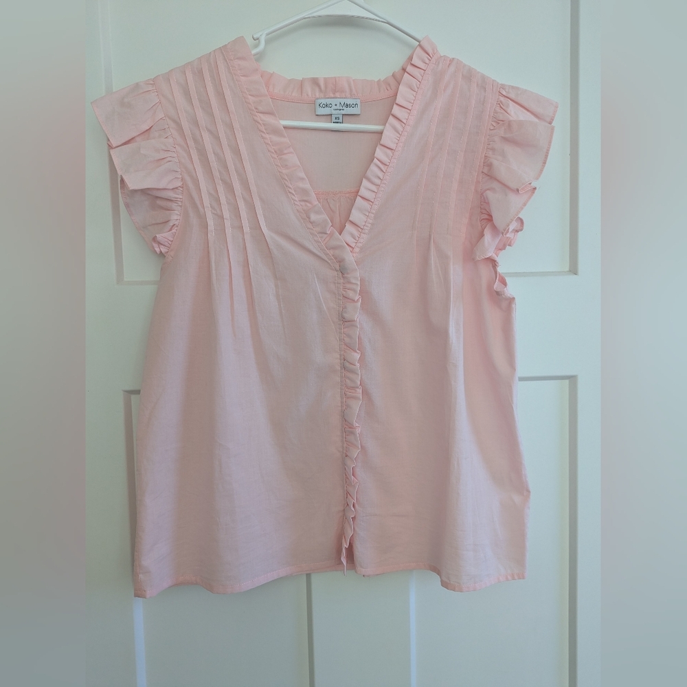 Ladies Sleeveless Cotton Top Size XS